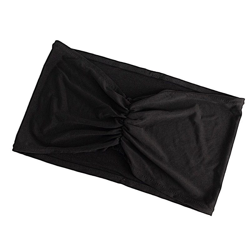 5 Ruffled Spandex Chair Sashes Band