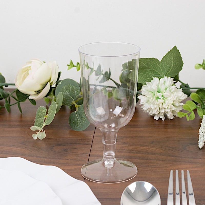 12 pcs 5 oz Disposable Plastic Party Champagne Flutes Glasses