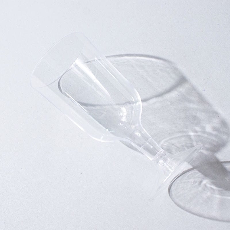 12 pcs 5 oz Disposable Plastic Party Champagne Flutes Glasses