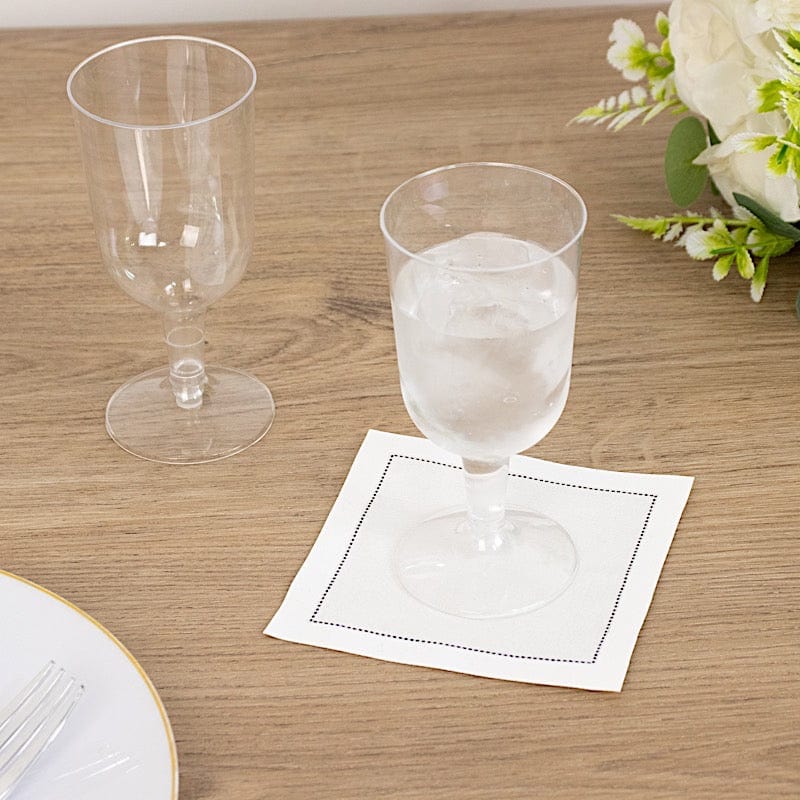 12 pcs 5 oz Disposable Plastic Party Champagne Flutes Glasses