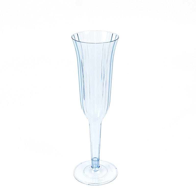12 pcs 6 oz Disposable Plastic Party Champagne Flutes