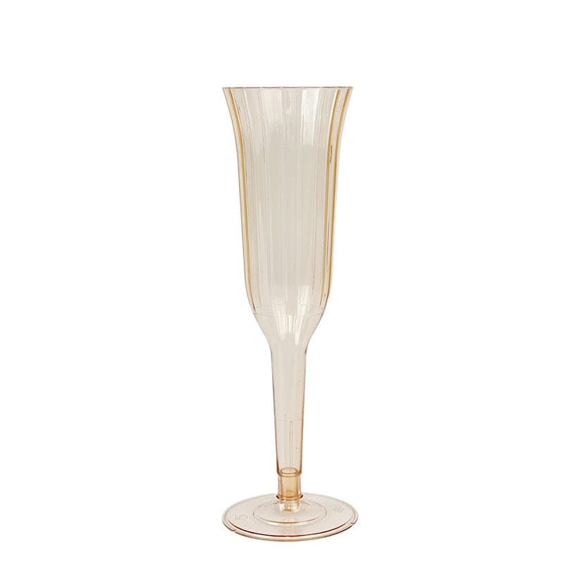 12 pcs 6 oz Disposable Plastic Party Champagne Flutes