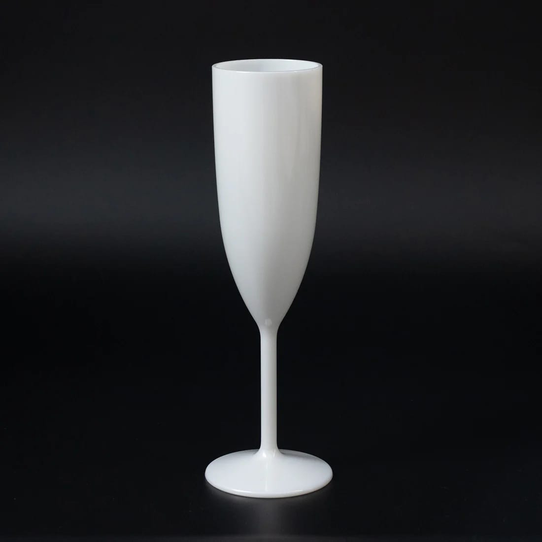 12 Plastic 6 oz Shatterproof Champagne Flutes