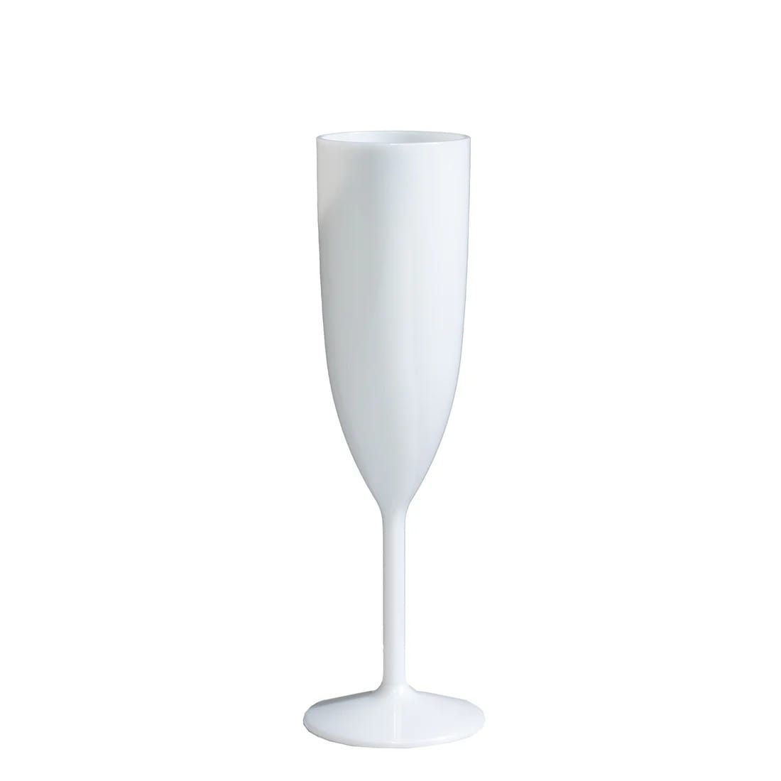 12 Plastic 6 oz Shatterproof Champagne Flutes