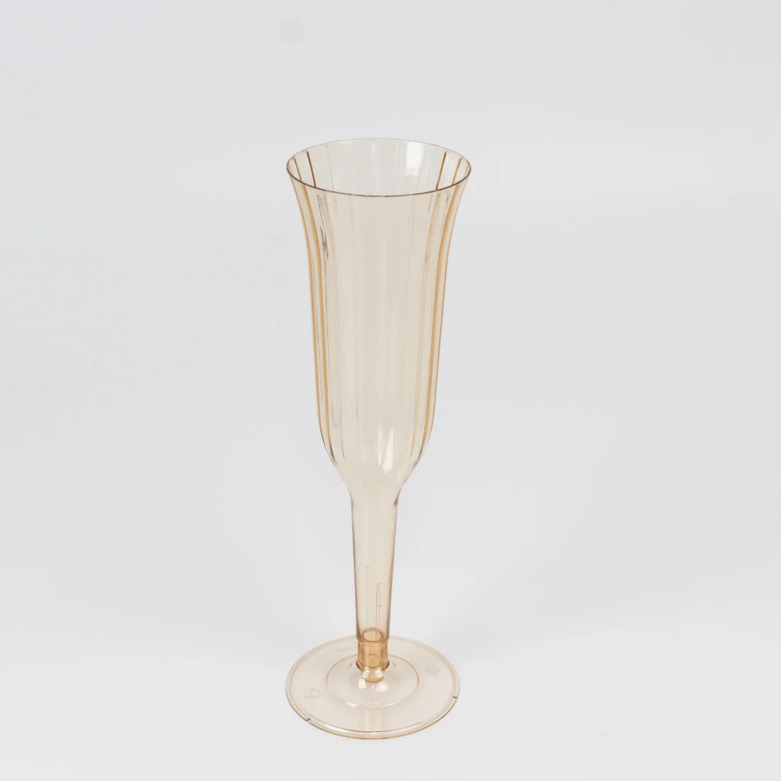 24 pcs 6 oz Disposable Plastic Party Champagne Flutes