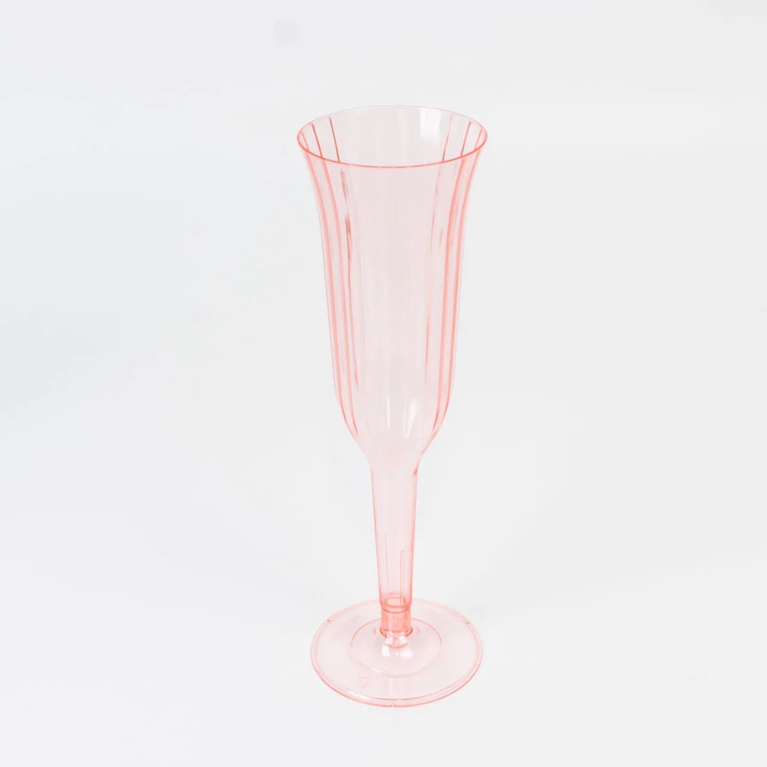 24 pcs 6 oz Disposable Plastic Party Champagne Flutes