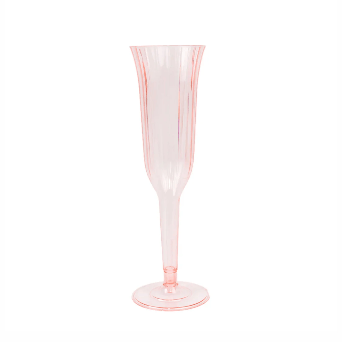 24 pcs 6 oz Disposable Plastic Party Champagne Flutes