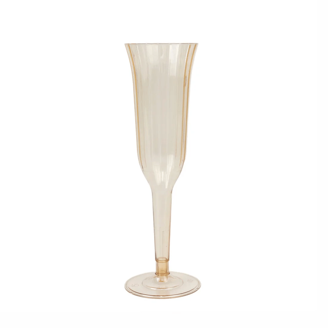 24 pcs 6 oz Disposable Plastic Party Champagne Flutes