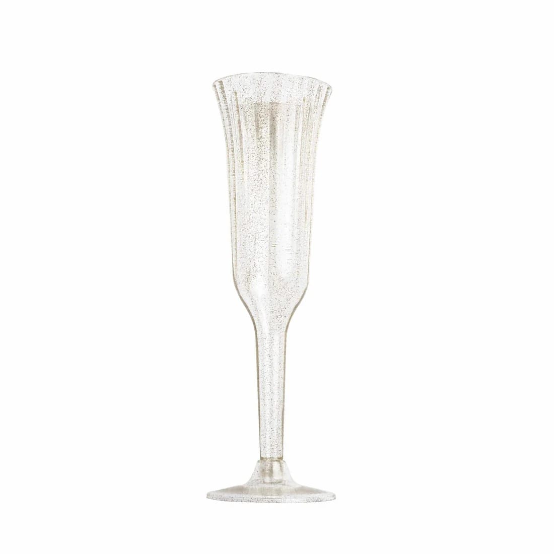 24 pcs 6 oz Disposable Plastic Party Champagne Flutes
