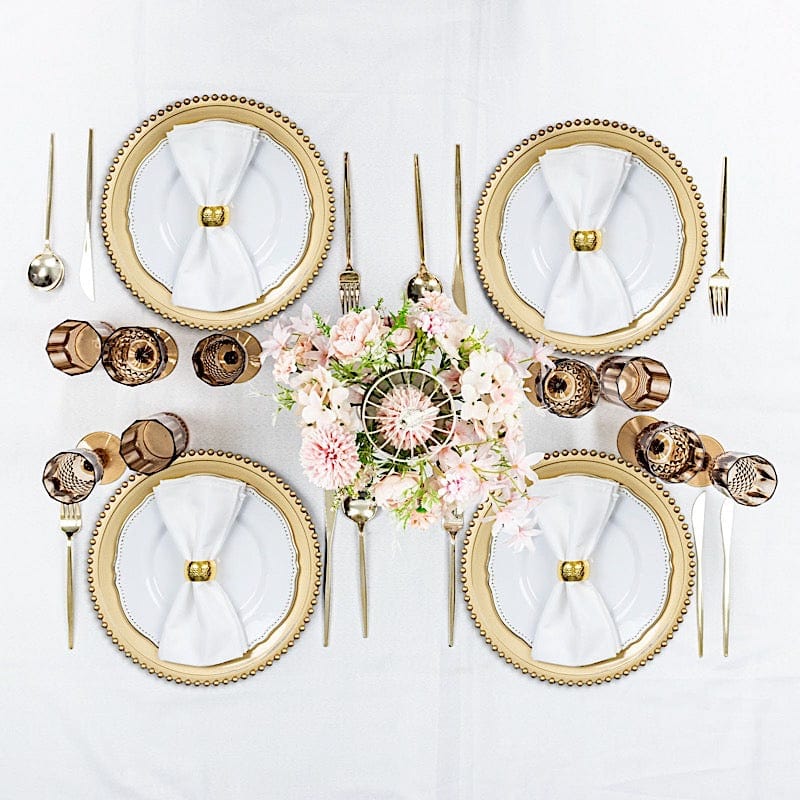 6 Clear 8 oz Crystal Disposable Plastic Party Champagne Flutes