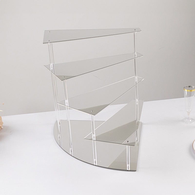 17 in Acrylic Cupcake Display Stand Spiral Stairway Design