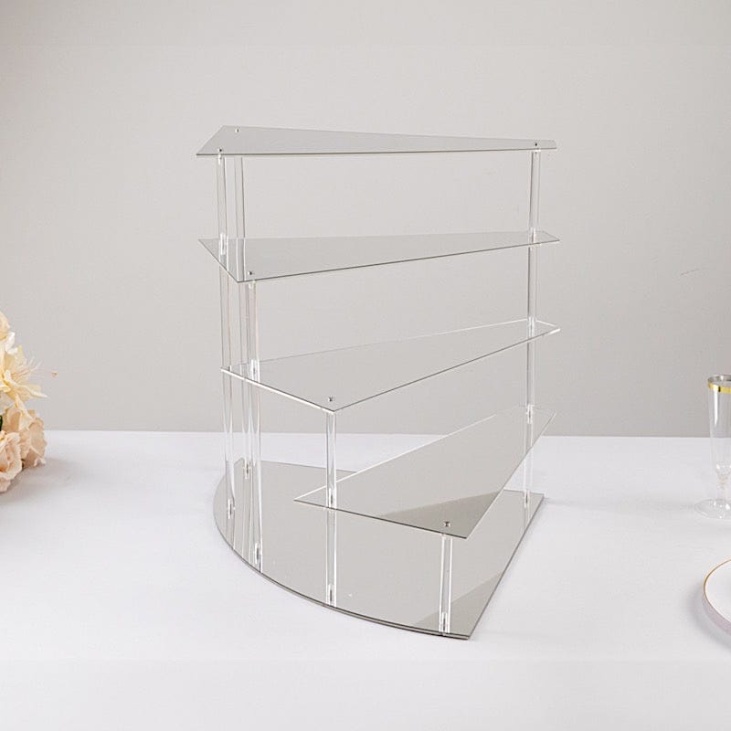 17 in Acrylic Cupcake Display Stand Spiral Stairway Design