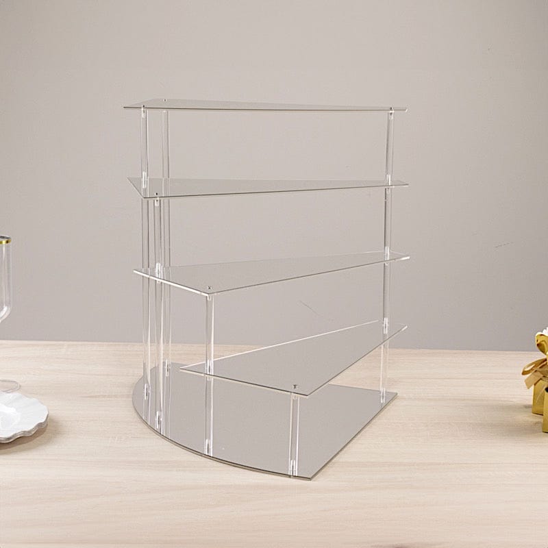 17 in Acrylic Cupcake Display Stand Spiral Stairway Design