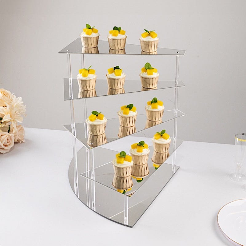17 in Acrylic Cupcake Display Stand Spiral Stairway Design