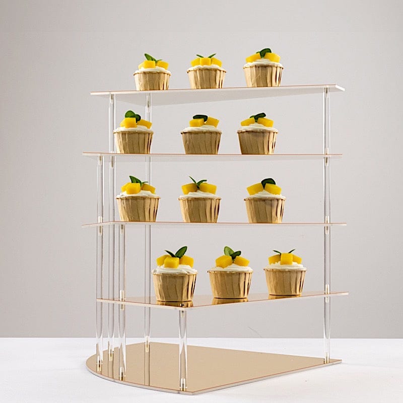 17 in Acrylic Cupcake Display Stand Spiral Stairway Design