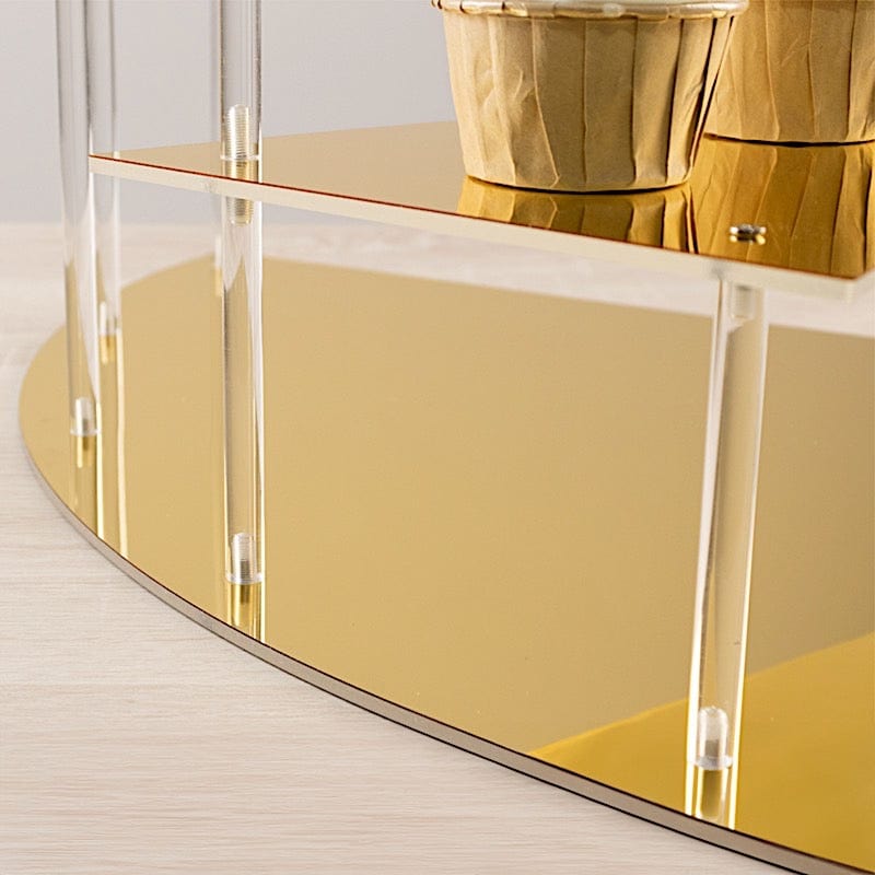 17 in Acrylic Cupcake Display Stand Spiral Stairway Design