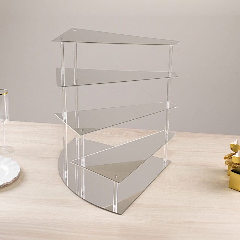 17 in Acrylic Cupcake Display Stand Spiral Stairway Design