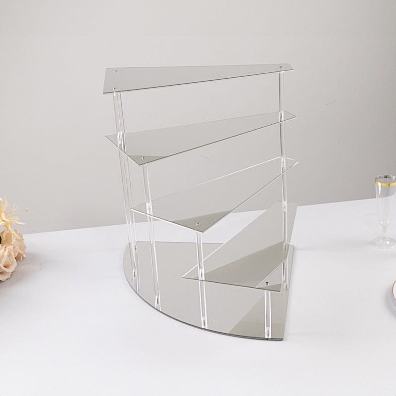 17 in Acrylic Cupcake Display Stand Spiral Stairway Design