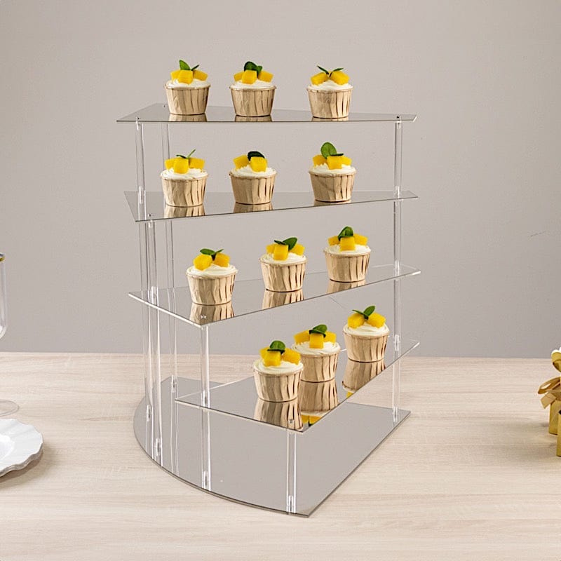 17 in Acrylic Cupcake Display Stand Spiral Stairway Design
