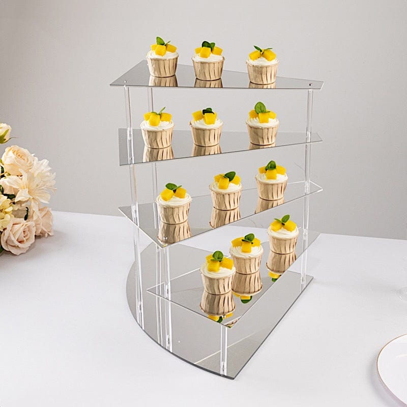 17 in Acrylic Cupcake Display Stand Spiral Stairway Design