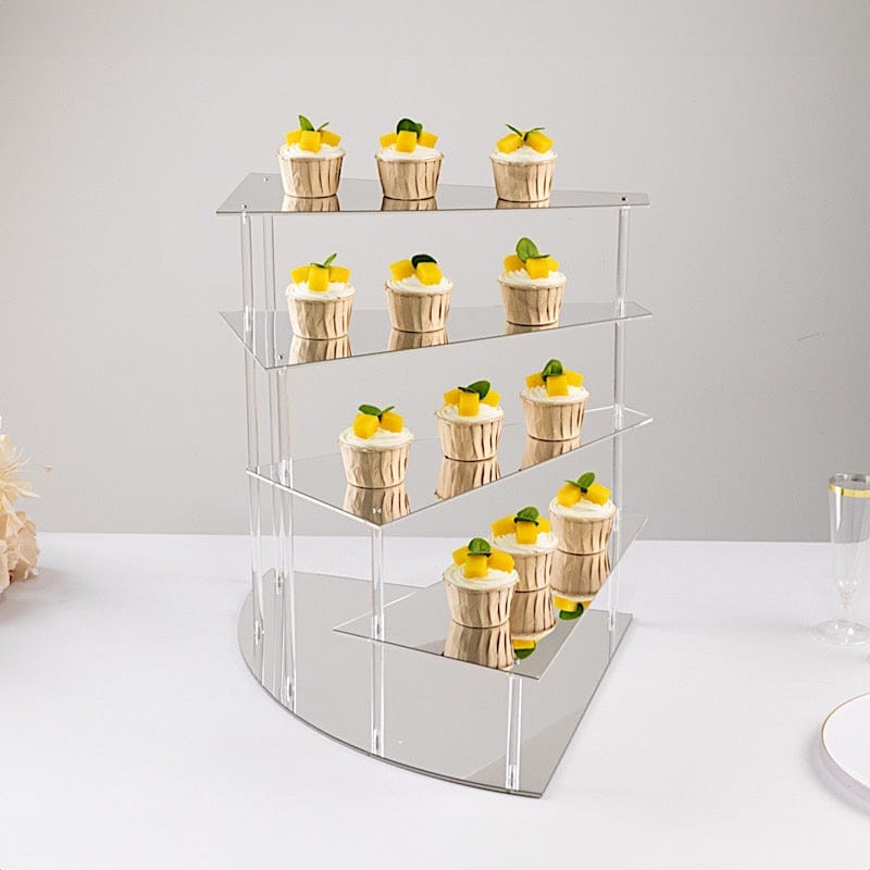 17 in Acrylic Cupcake Display Stand Spiral Stairway Design
