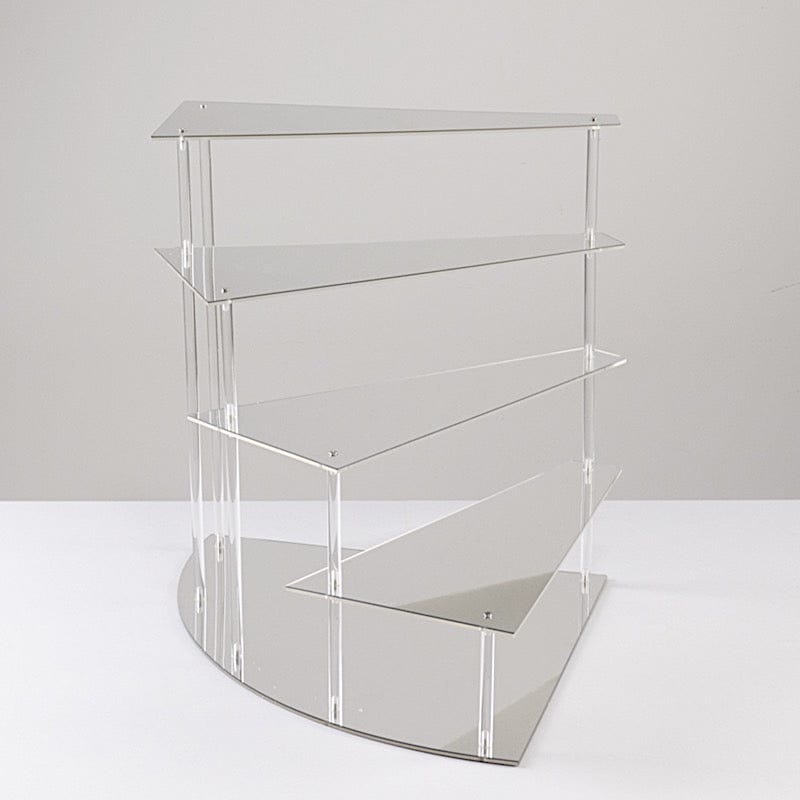 17 in Acrylic Cupcake Display Stand Spiral Stairway Design