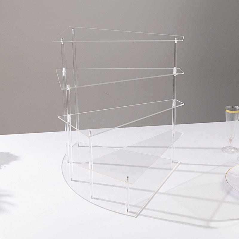 17 in Acrylic Cupcake Display Stand Spiral Stairway Design