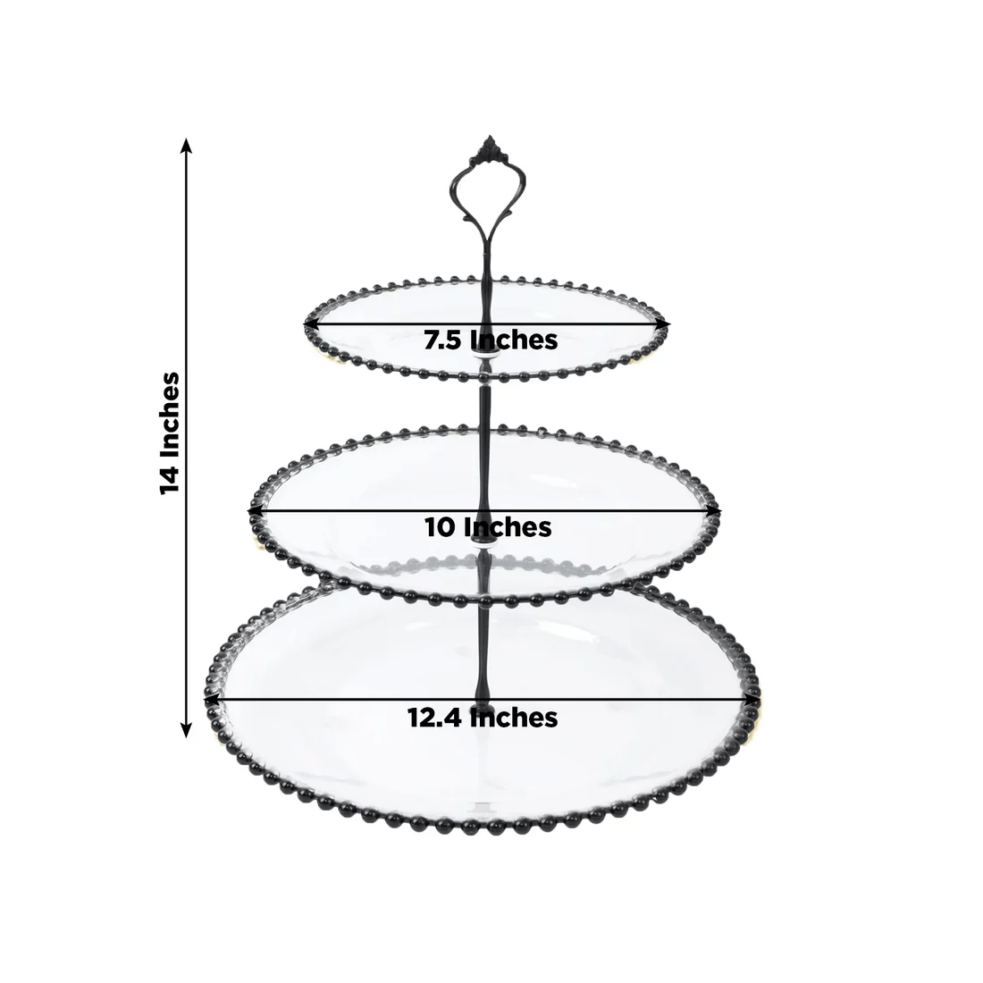 3-Tier Clear 14