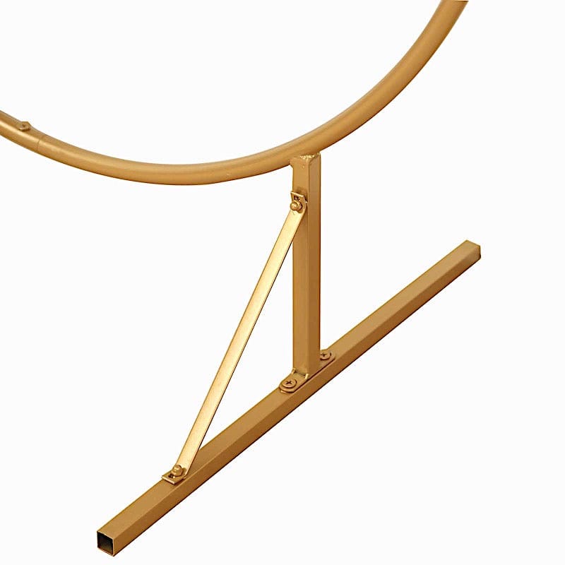 3-Tier Gold 6.5 ft Metal Arch Cupcake Dessert Display Stand