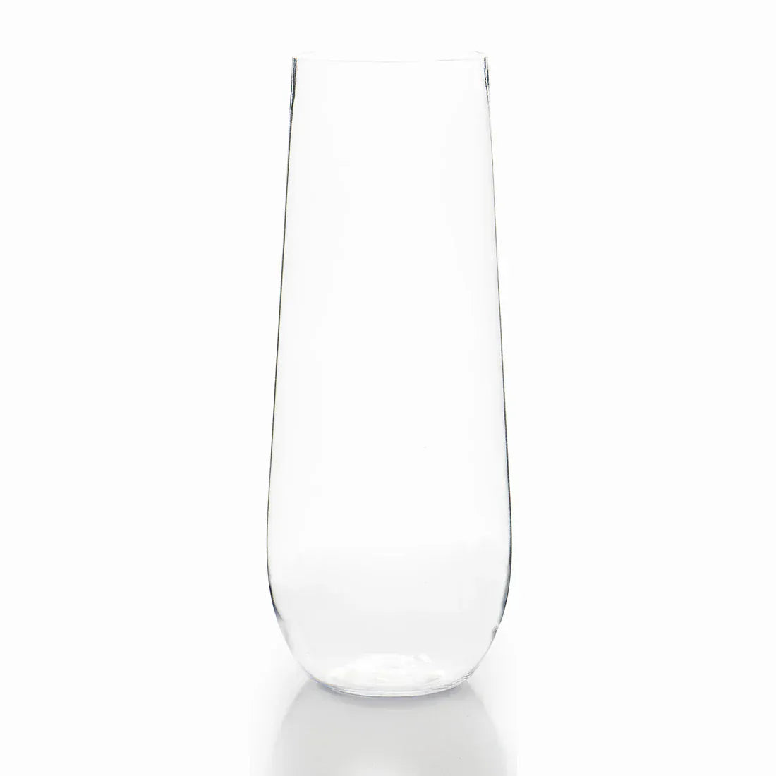 12 pcs 9 oz Disposable Plastic Champagne Stemless Flutes