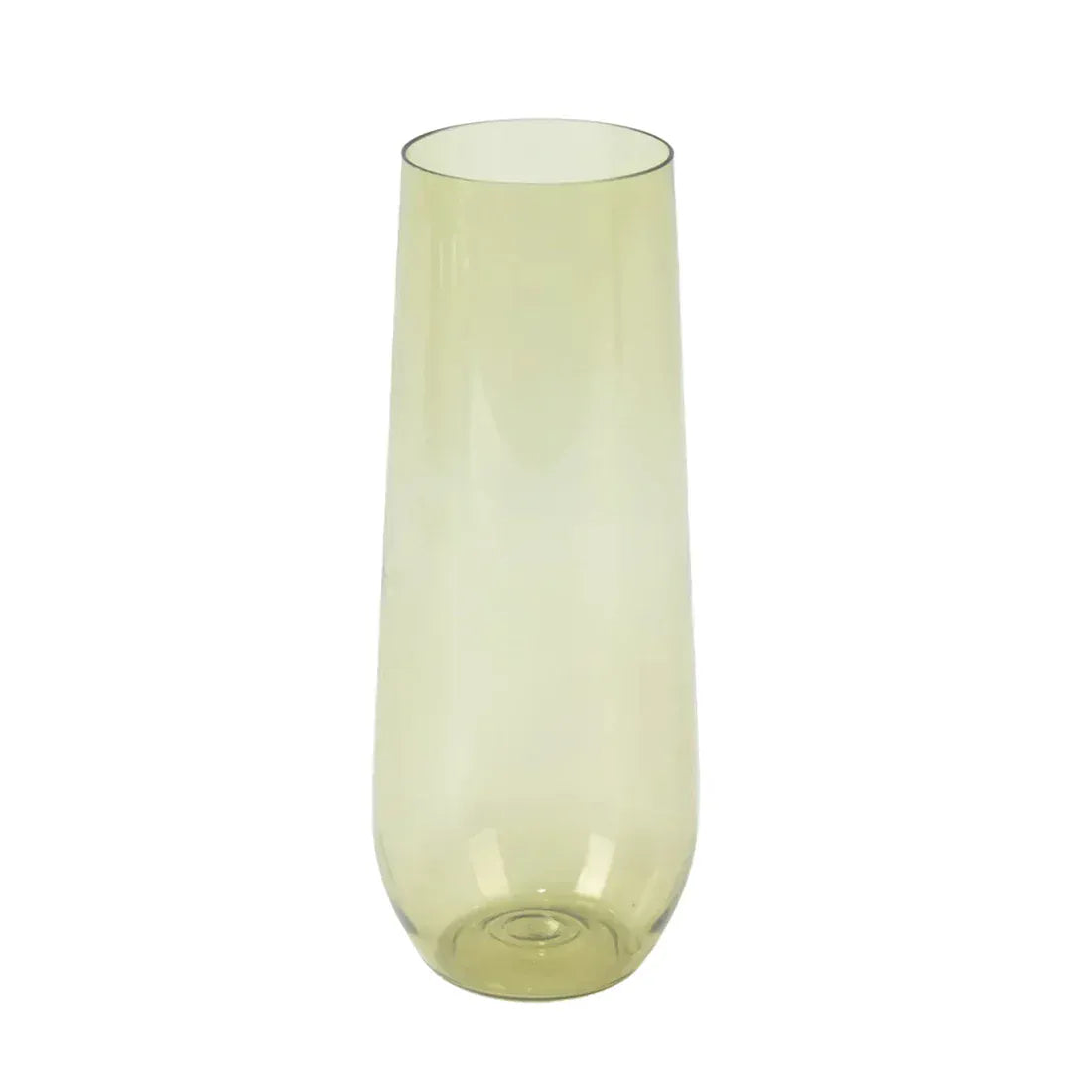 12 pcs 9 oz Disposable Plastic Champagne Stemless Flutes
