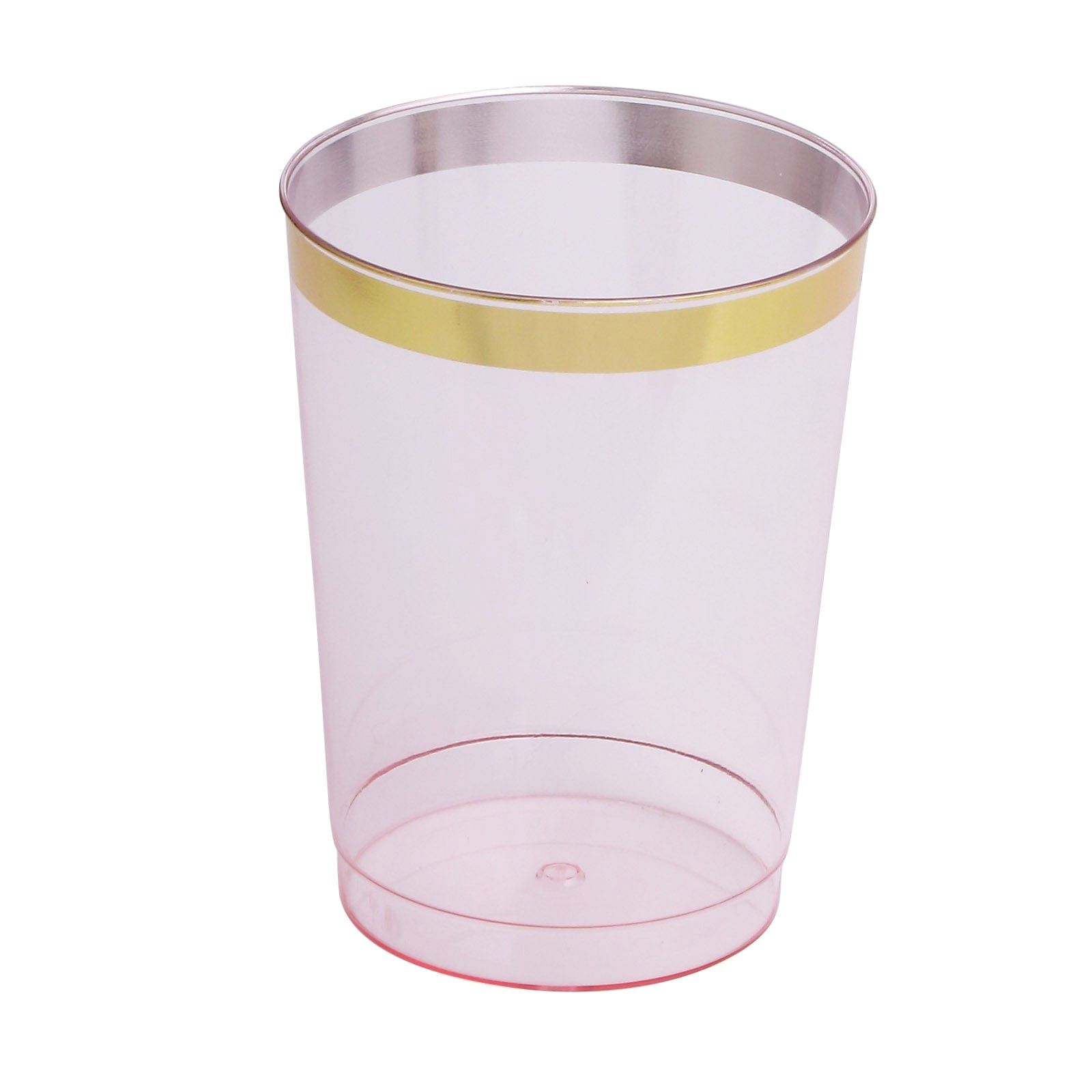 25 pcs 10 oz. Disposable Plastic Party Cups with Rim