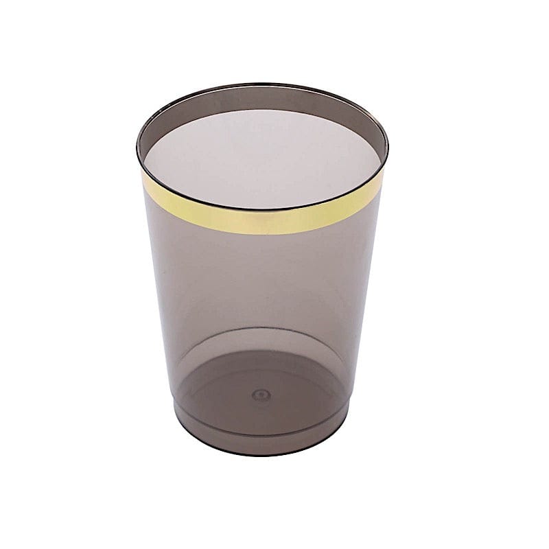 25 pcs 10 oz. Disposable Plastic Party Cups with Rim