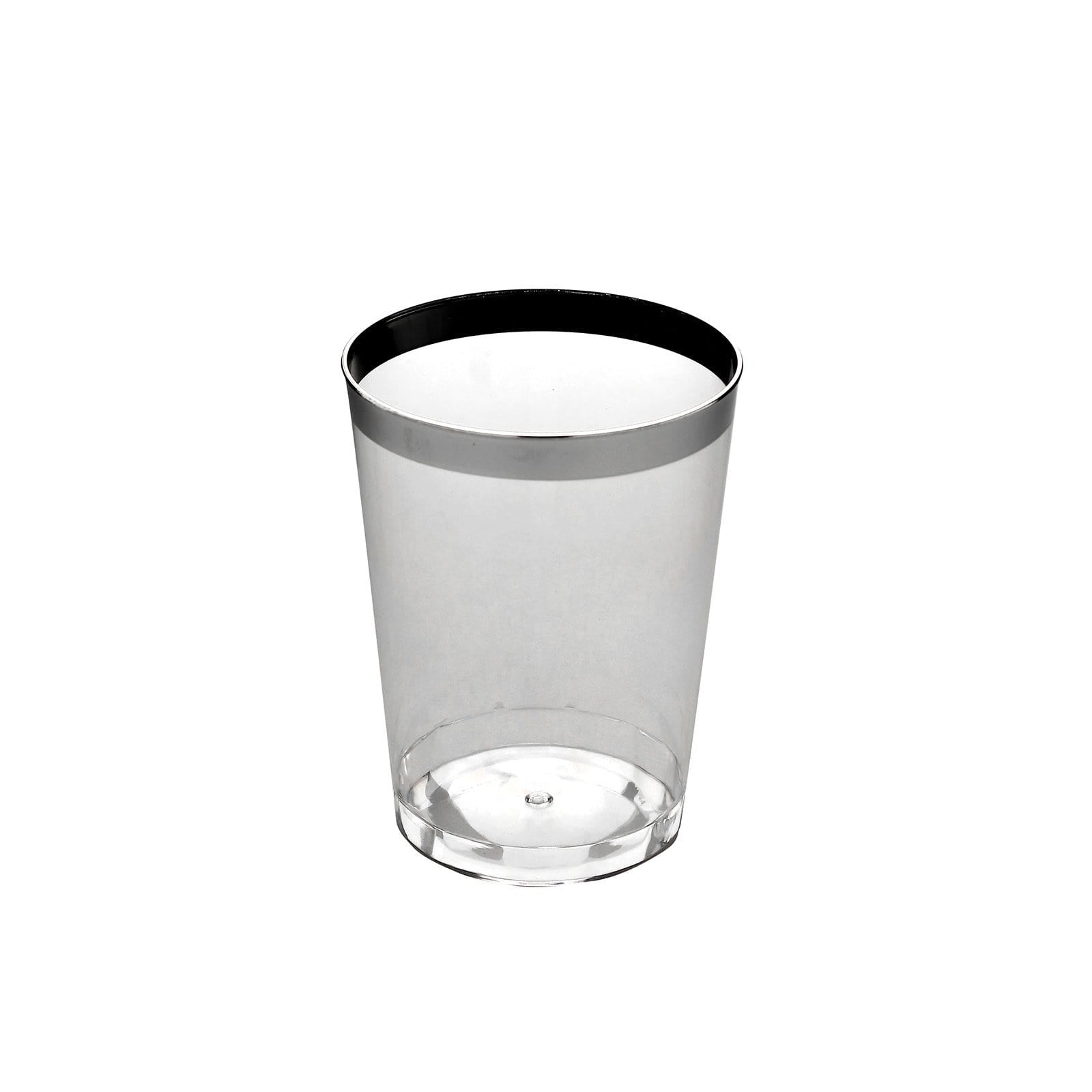 25 pcs 10 oz. Disposable Plastic Party Cups with Rim