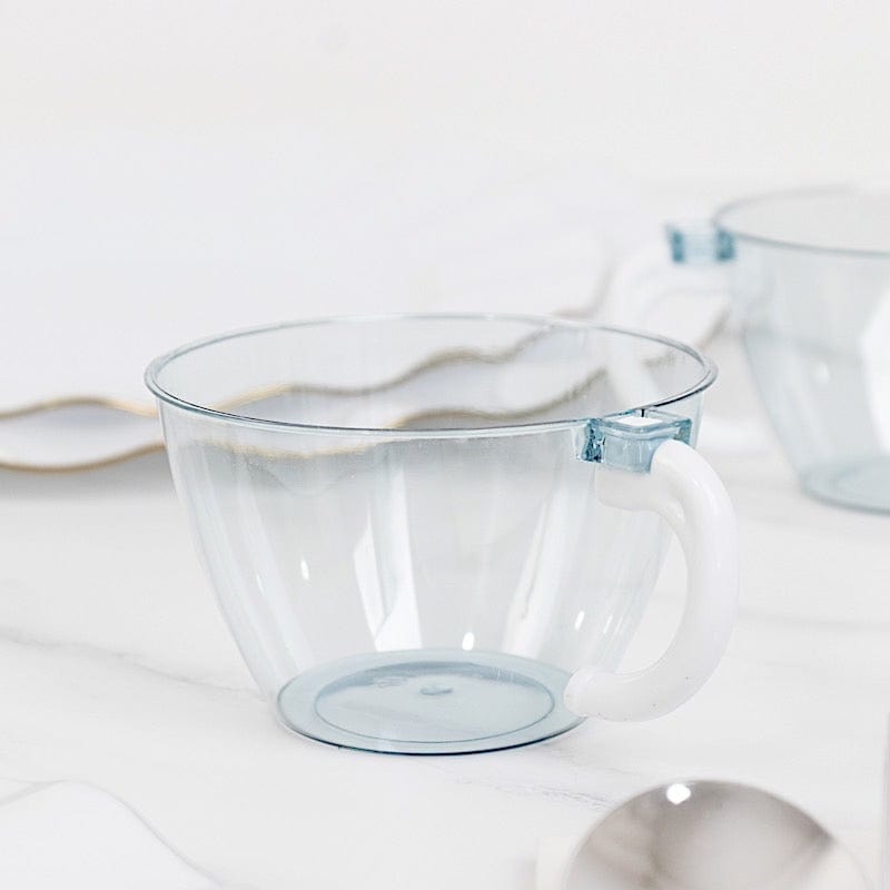 25 pcs 6 oz. Disposable Plastic Coffee Cups Glasses