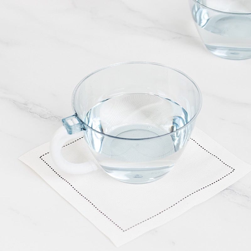 25 pcs 6 oz. Disposable Plastic Coffee Cups Glasses