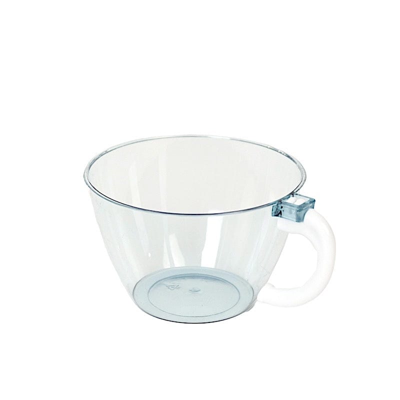 25 pcs 6 oz. Disposable Plastic Coffee Cups Glasses