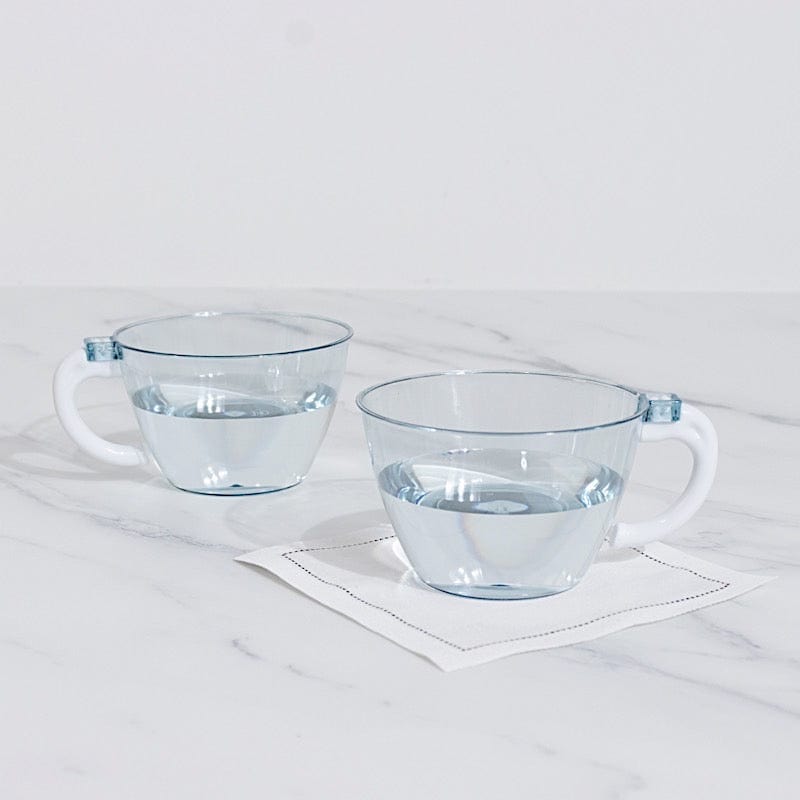 25 pcs 6 oz. Disposable Plastic Coffee Cups Glasses