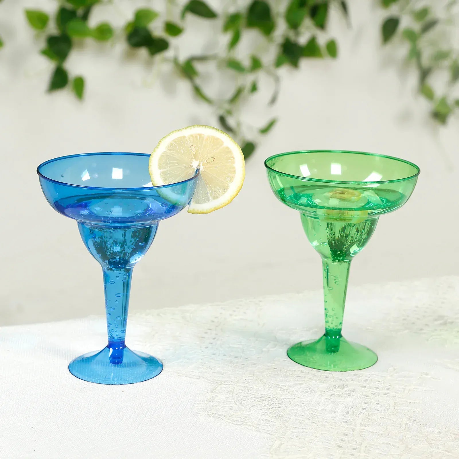 48 Assorted 12 oz Plastic Margarita Glasses