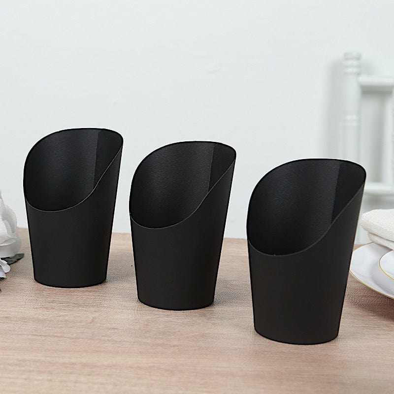 50 Natural 14 oz Round Disposable Paper Cups Popcorn Snack Boxes