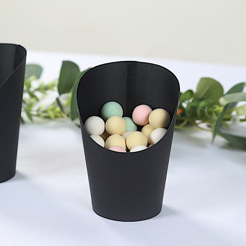 50 Natural 14 oz Round Disposable Paper Cups Popcorn Snack Boxes