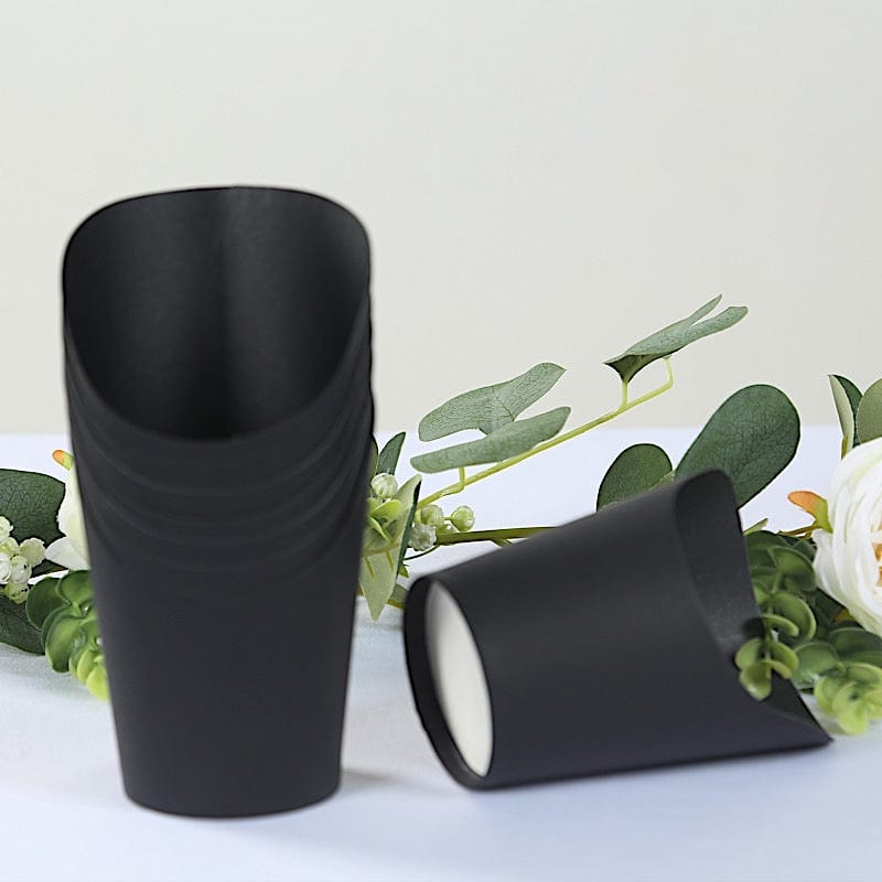 50 Natural 14 oz Round Disposable Paper Cups Popcorn Snack Boxes