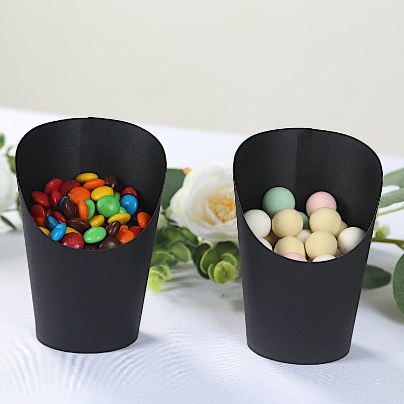 50 Natural 14 oz Round Disposable Paper Cups Popcorn Snack Boxes