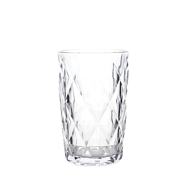 6 pcs 12 oz Crystal Disposable Party Whiskey Glasses