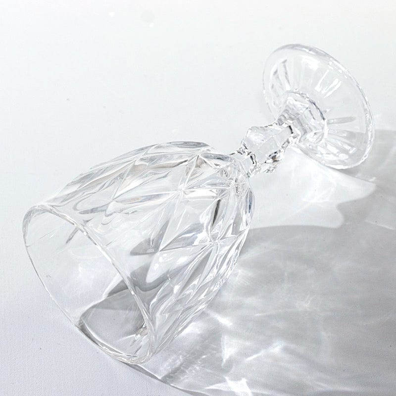 6 pcs 12 oz Crystal Disposable Party Wine Glasses