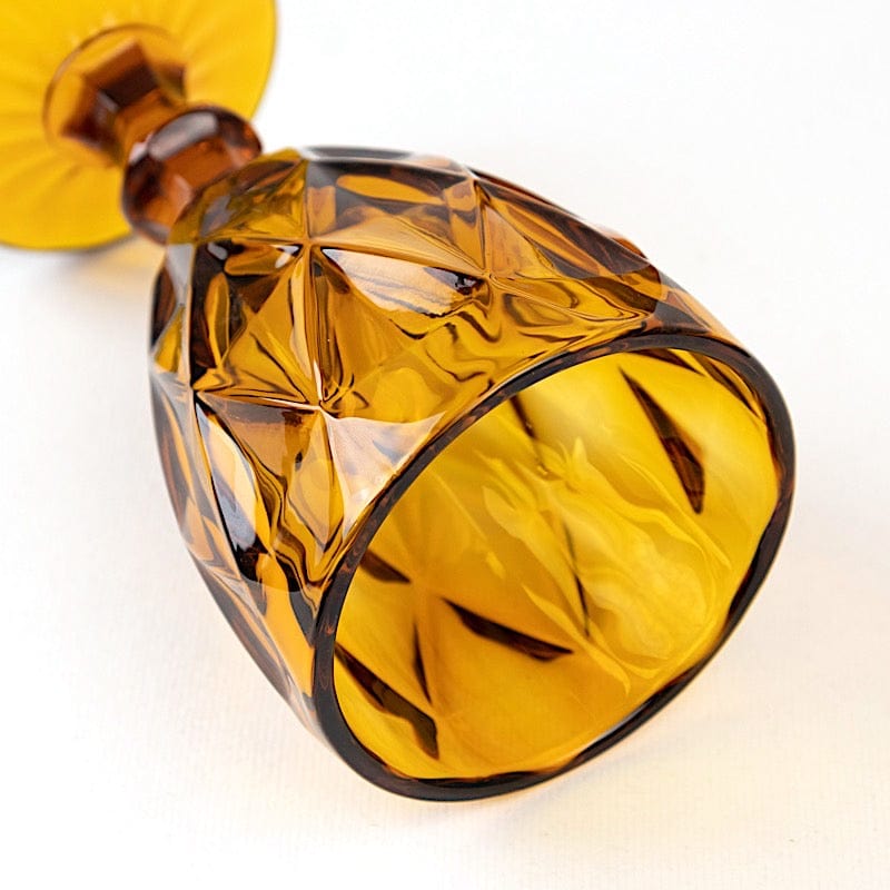 6 pcs 12 oz Crystal Disposable Party Wine Glasses