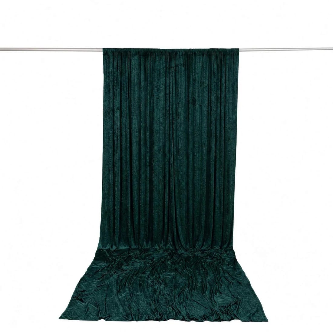 10 feet x 14 feet Premium Crushed Velvet Backdrop Curtain with Rod Pocket
