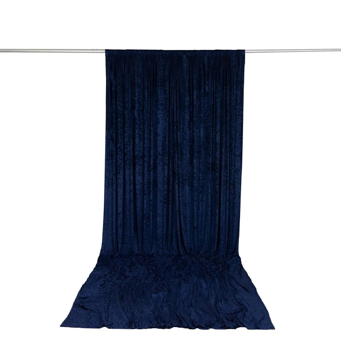 10 feet x 14 feet Premium Crushed Velvet Backdrop Curtain with Rod Pocket