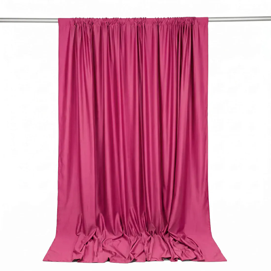10 ft x 10 ft Polyester Backdrop Curtain Drape Panel with Rod Pocket