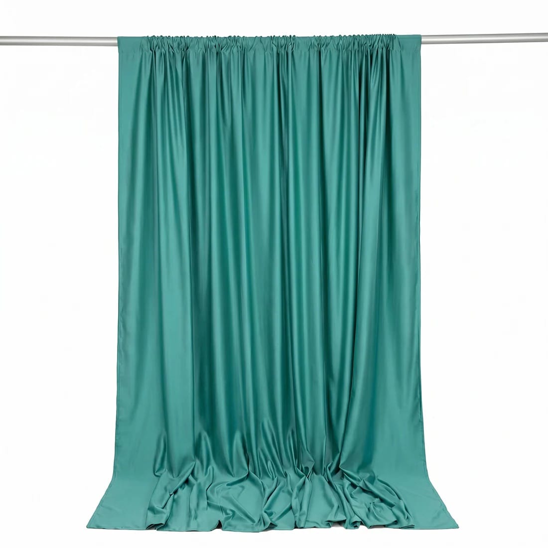 10 ft x 10 ft Polyester Backdrop Curtain Drape Panel with Rod Pocket